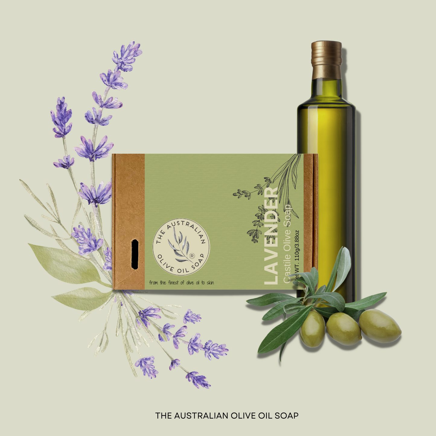 LAVENDER Castile Olive Oil Soap