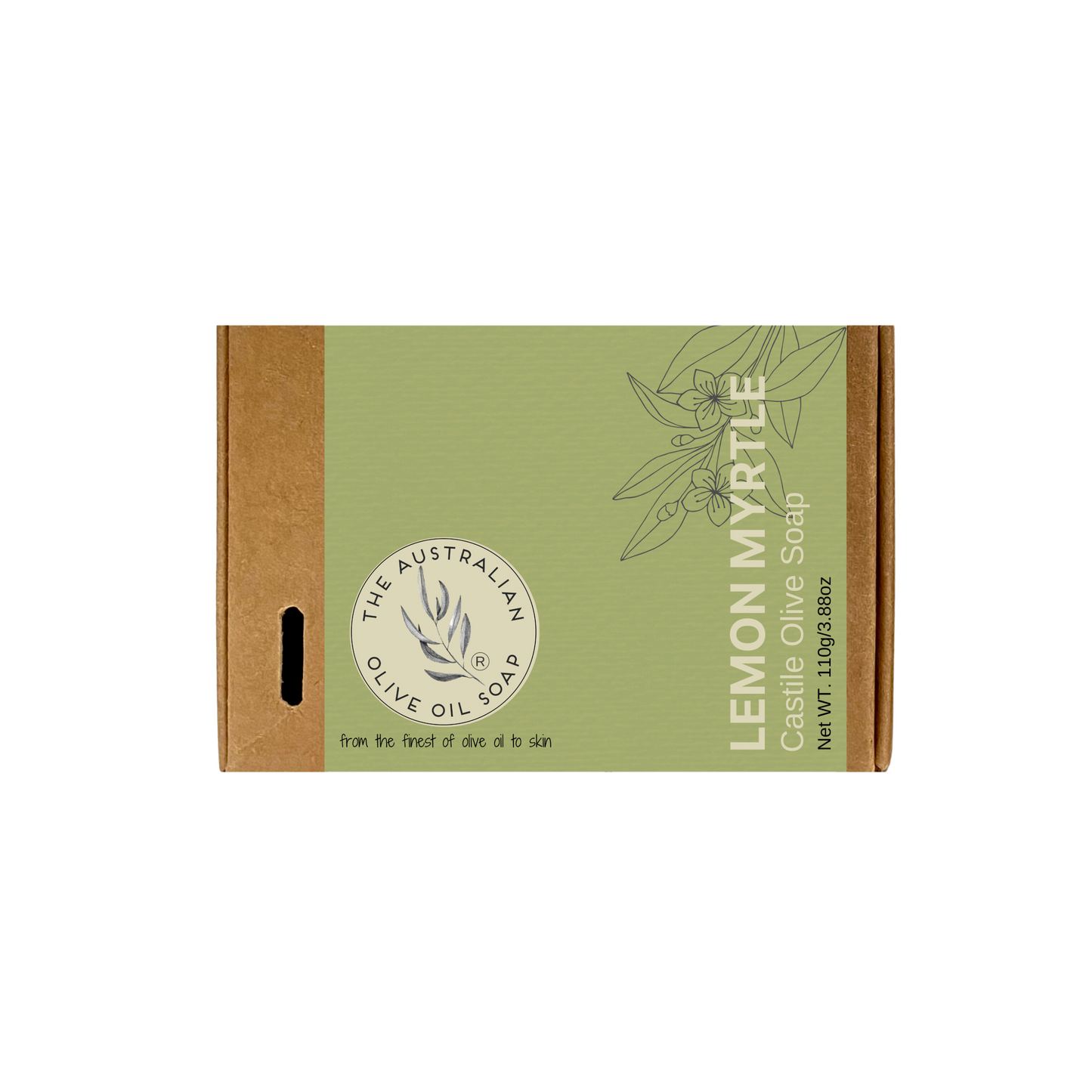 LEMON MYRTLE Castile Olive Soap