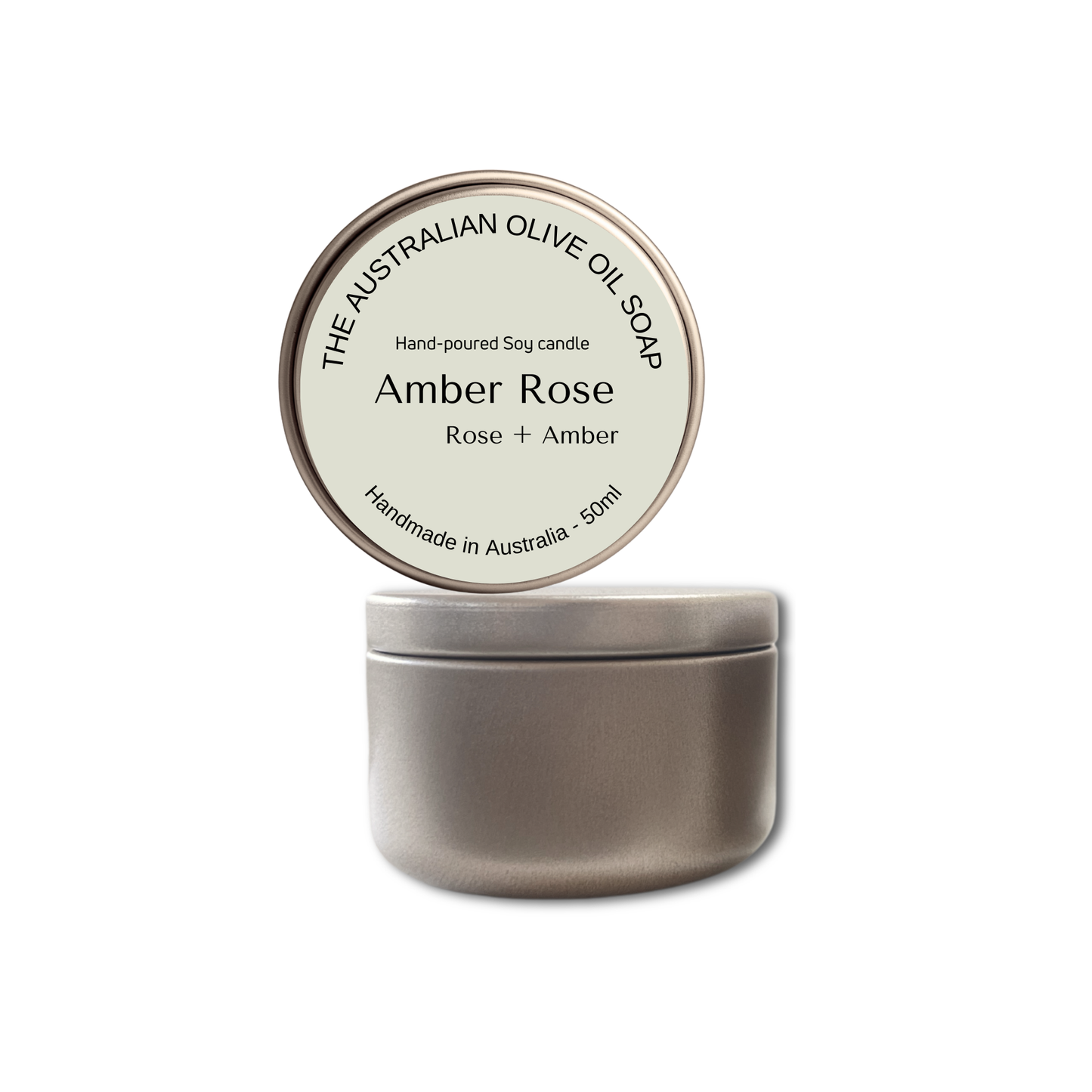 Amber Rose Soy candle