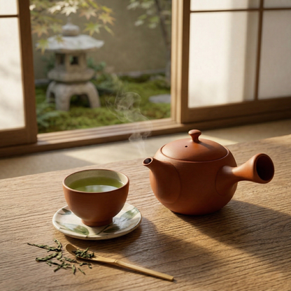 Tokoname ware teapot 300ml | Terrecotta