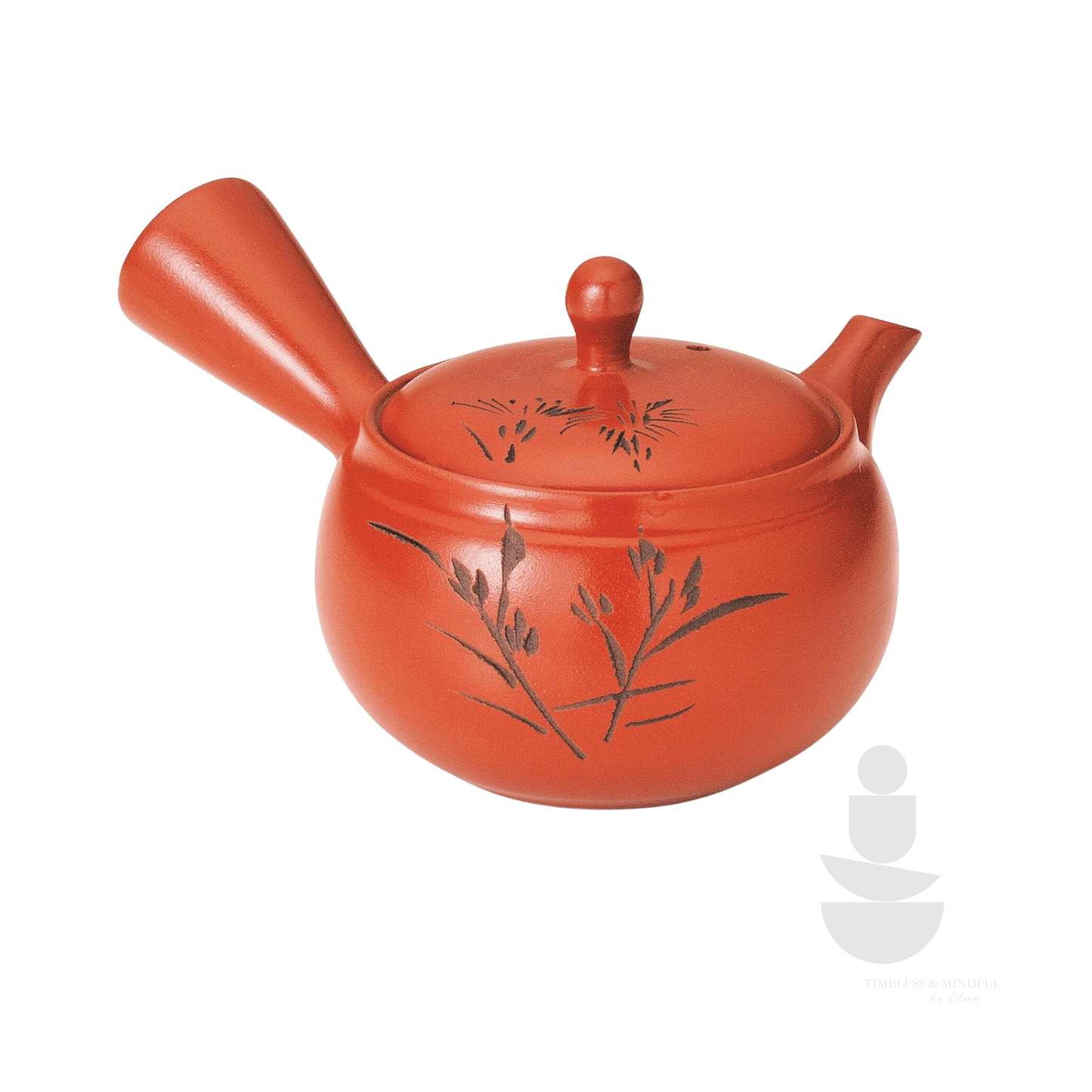 Kyusu Teapot 400ml terracotta | Orchid