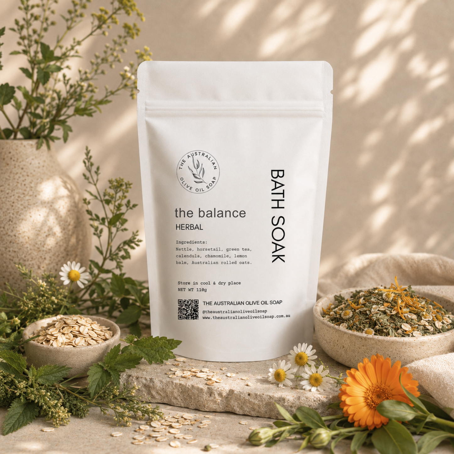 BATH SOAK The balance