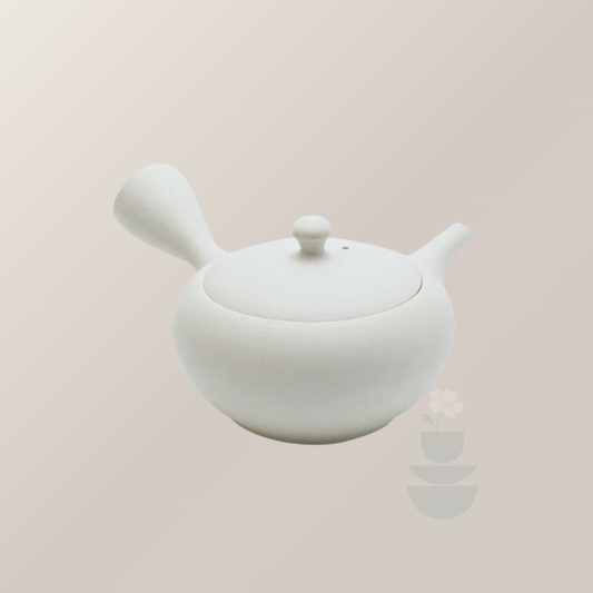 Tokoname Japanese Kyusu | White