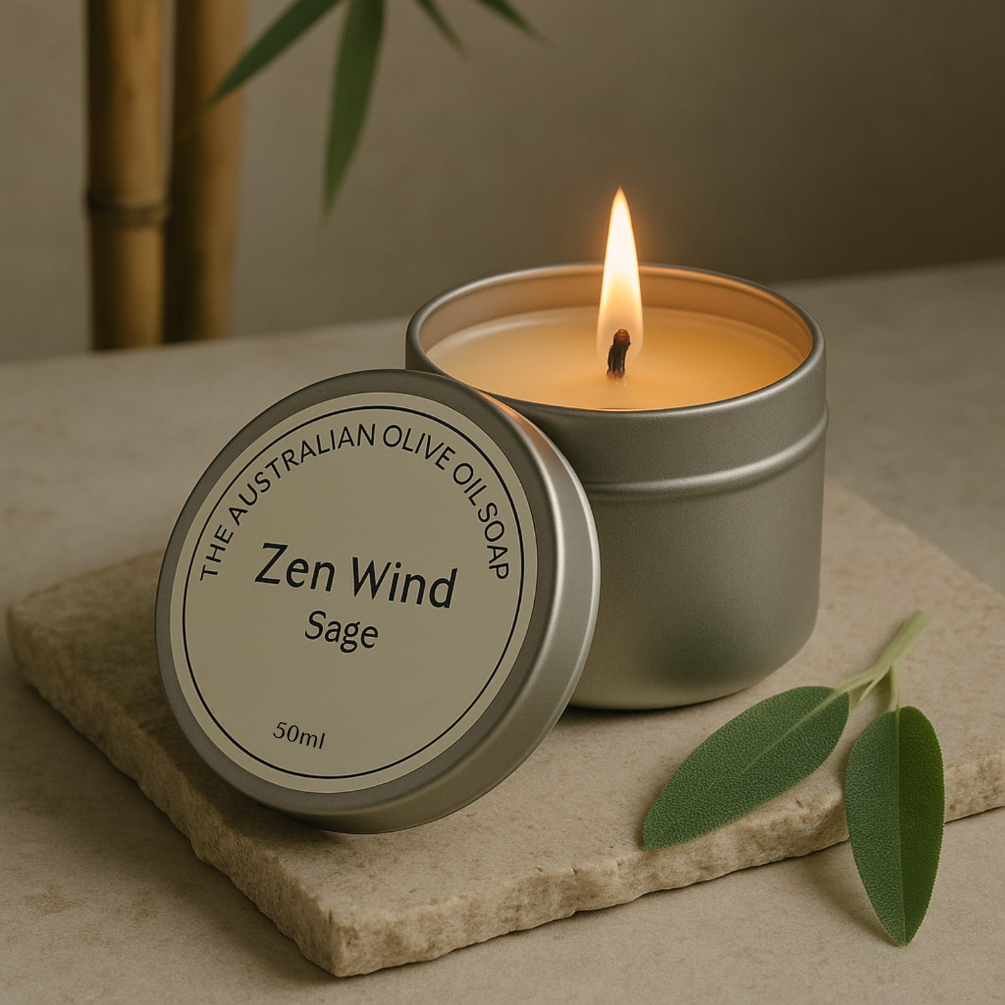 Zen wind Soy candle